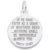 A Single Mustard Seed Charm