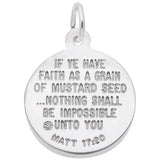 A Single Mustard Seed Charm