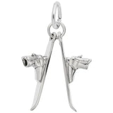 Pair of Skis Charm