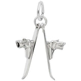 Pair of Skis Charm