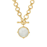 Honeybee Demi Necklace 
Mother of Pearl